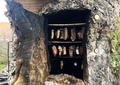 Zámeček Blšany u Loun - Venkovní udírna