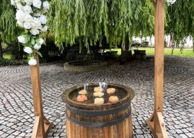 Zámeček Blšany u Loun - Svatba v zahradě