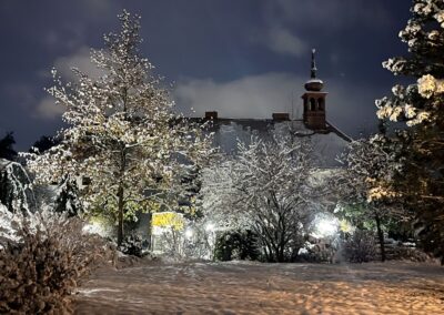 Zámeček Blšany u Loun - zimní zahrada